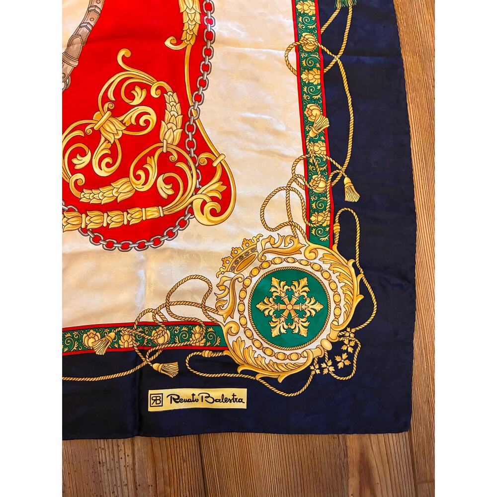 Vintage Renato Balestra Silk Scarf